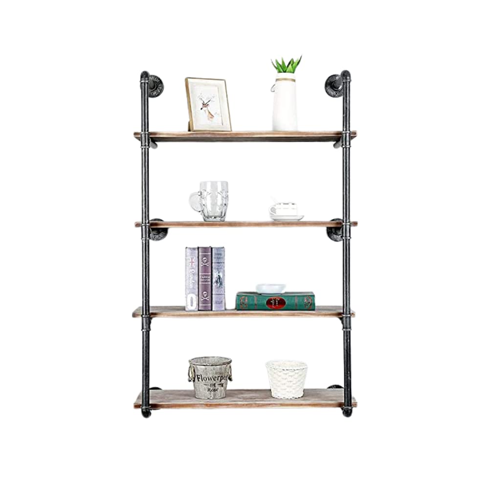Buy GWH Industrial Pipe Shelving Wall ed,30in Rustic Metal Floating