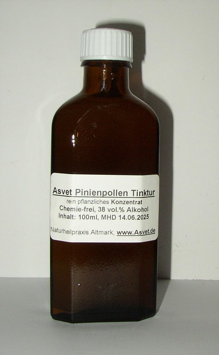 100ml Pine Pollen Tinktur, Pinienpollen Tropfen ohne Chemie, handgemacht