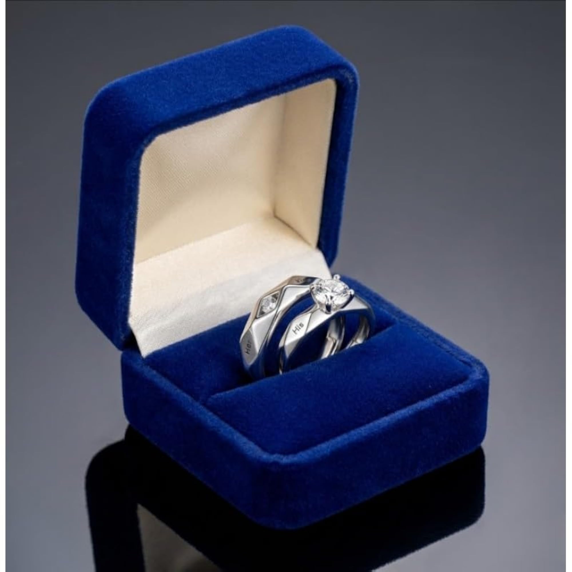 Stylish Rhodium Plated Alloy Adjustable Ring, Unisex