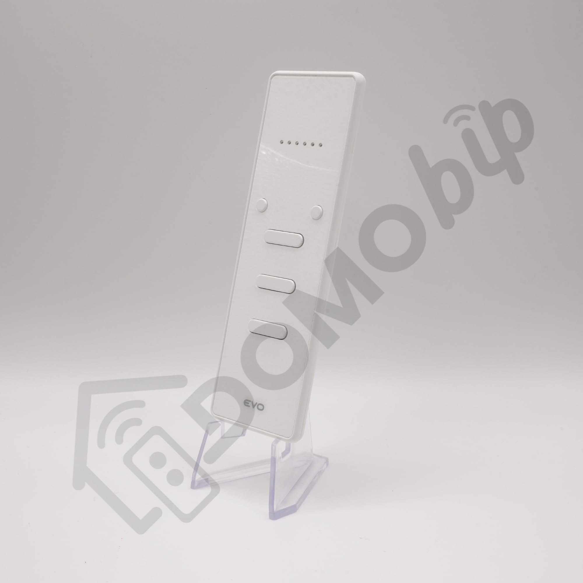 Teleco TVEVO868N18B Blanche 868 MHz - Télécommande à 18 canaux avec Support Mural - 6 Groupes × 3 Fonctions - Compatible Evo, TVRC et Automation + 1 Goodies DOMOBIP