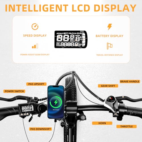 Image of 1000W Foldable Electric Bike,48V 20AH Removable Battery Ebike,80 Miles Max Range Electric Bike for Adults,20 inch Fat Tire Folding Ebike,Adult Electric Bicycle for Commute Beach Snow