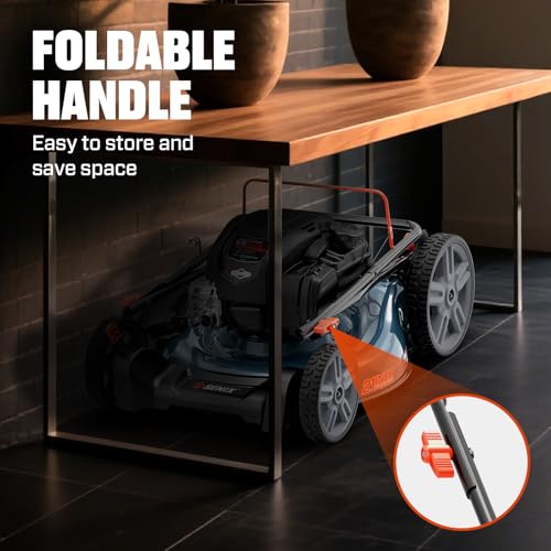 SENIX 21-Inch 163cc 3-in-1 Push Mower