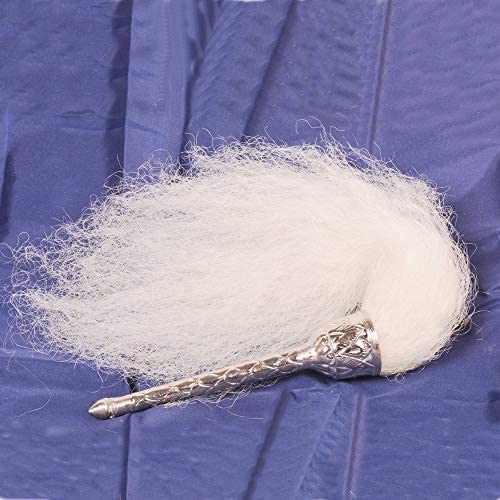 Radhika Poojan Bhandar Chawar/Chanwara/Chaur/Chavar Sahib in Silver Metal (Medium)