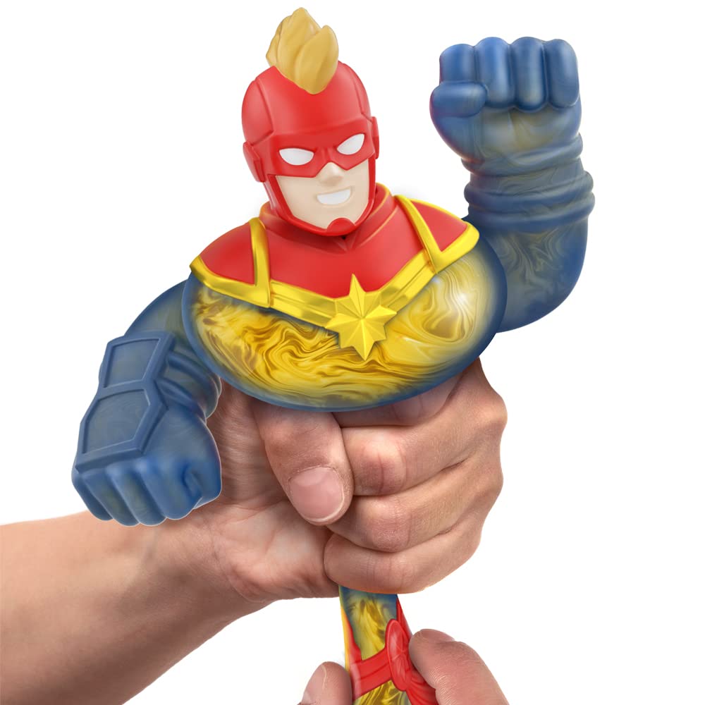 BANDAI - Heroes of Goo JIT Zu - Marvel Action Figure - Cap Marvel Multicolor CO41487, Multicoloured - Image 2