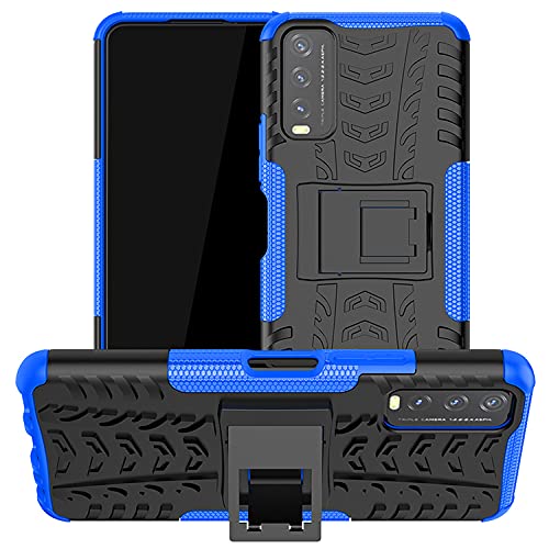 Newlike Plastic Premium Real Hybrid Shockproof Bumper Defender Cover with Kickstand Case Hybrid Desk Stand for Vivo Y20/ Y20A/ Y20I/ Y12S (B09B2KF6MV) Amazon Price History, Amazon Price Tracker