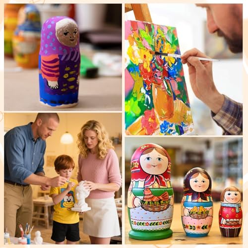 Farbpigmente für Gießpulver, 10ml x 24 Farben Set Farbe für Gießpulver Farbpigmente für Beton Modellbau Leicht Lösliches Pulver DIY und Kreativprojekte