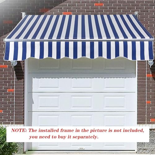 Auvent rétractable toile 3m pare-soleil couverture polyester 280g pour store