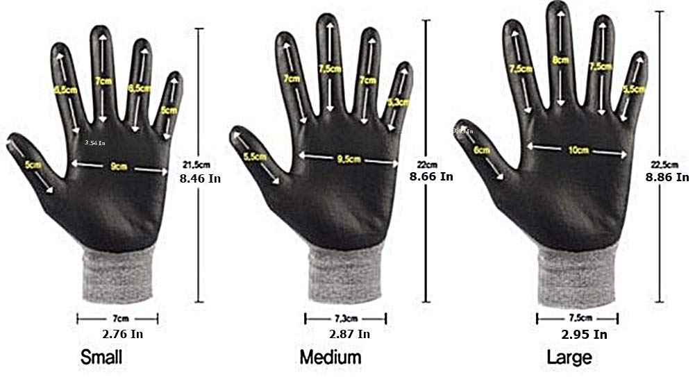 3M Arbeitshandschuhe, leicht, Nitrilschaum, waschbar, Smart Touch, 10 Paar, WE-4000, blau, Medium