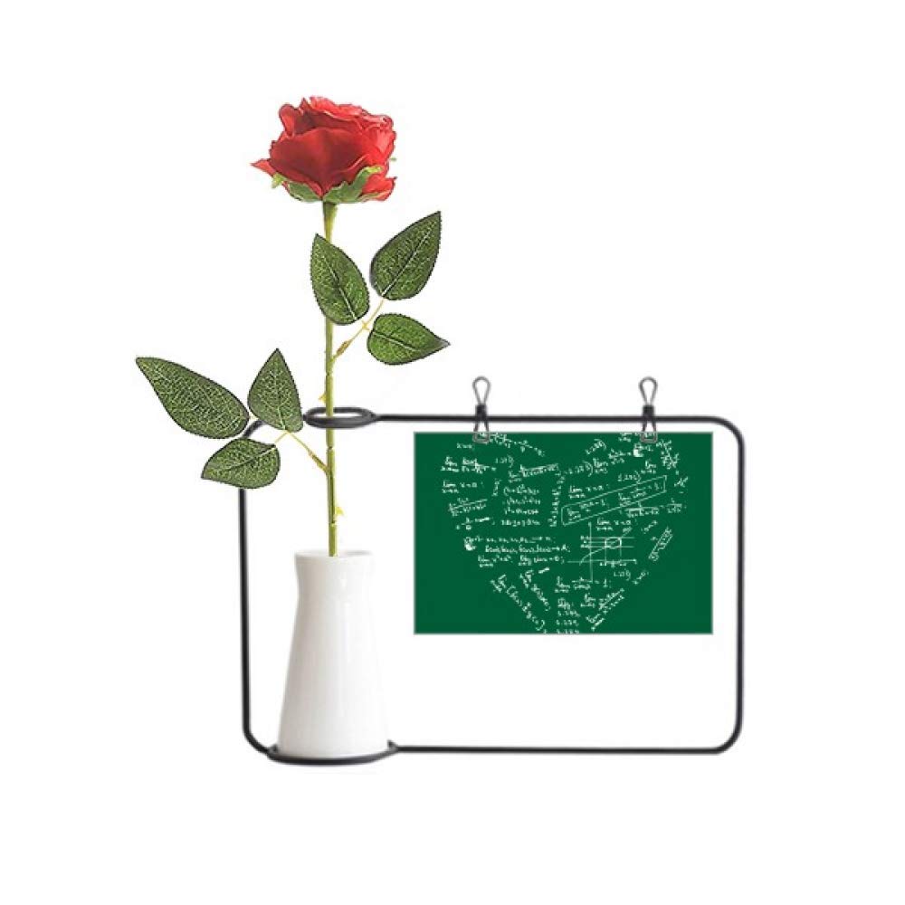Formules mathématiques calculus sur vase suspendu pour égayer un salon sombre