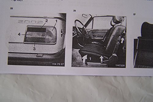 1975 bmw 2002 owners manual
