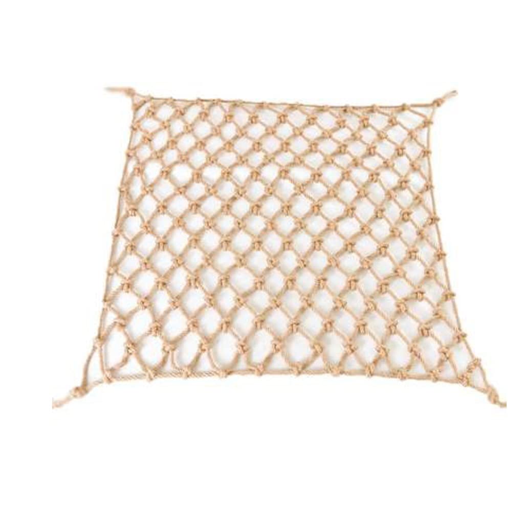 Lwjsocp Jute Child Safety Netting For Balcony Stairs Playground And Ladder Climbing Heavy Duty Hemp Net For Truck Trailer Cargo Protection