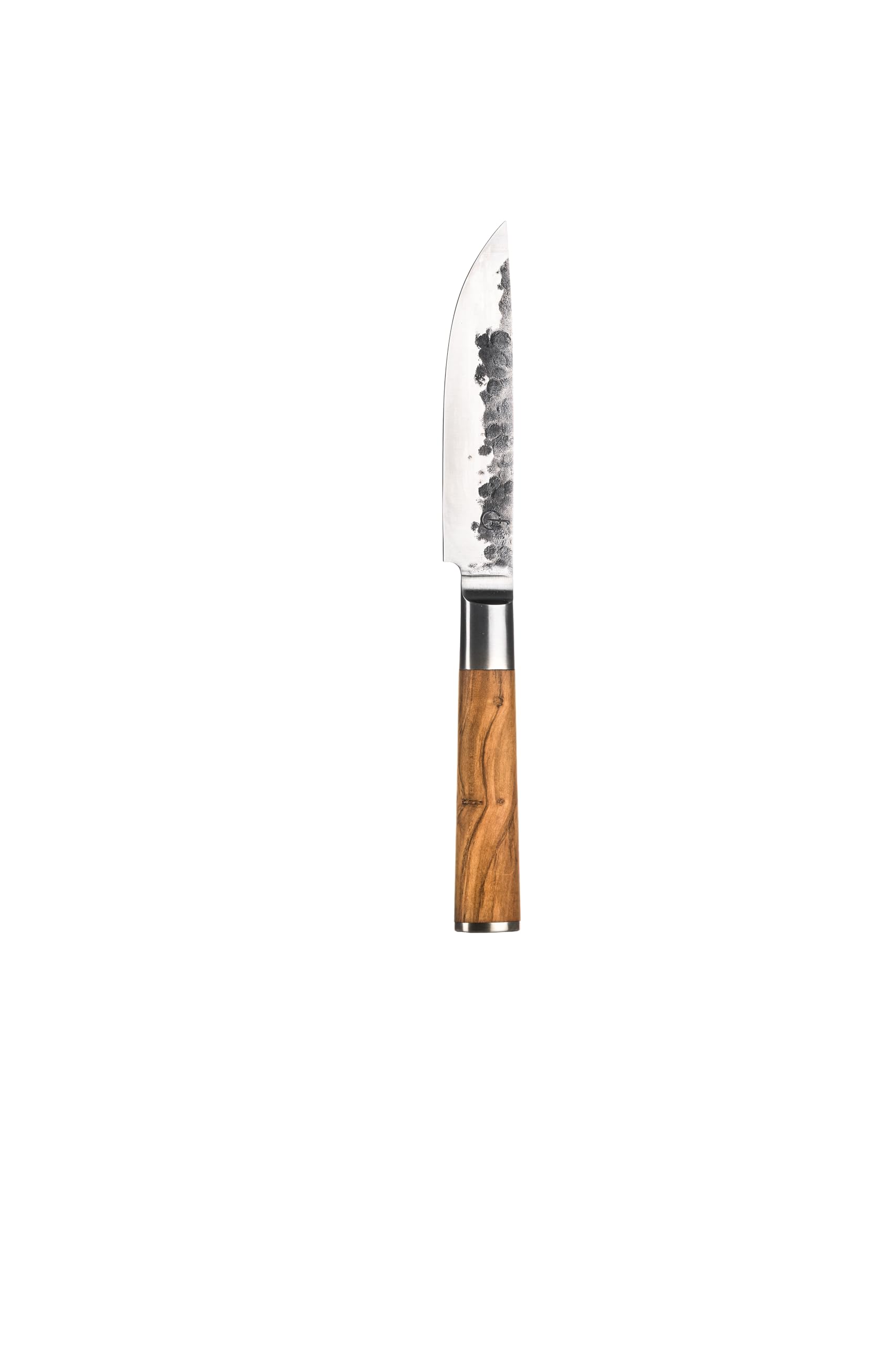 Forged Olive Steakmesser-Set, 440C Edelstahl, Olivenholz-Griff, XXL 4-teilig