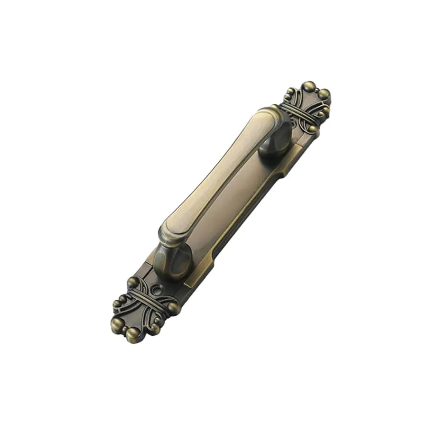 Snguoq Bronze 215Mm Antique Exposed Aluminum Alloy Door Handle Push-Pull For Cabinet Doors Balcony Casement Home For Living Room Door Handles(Bronze 215Mm)