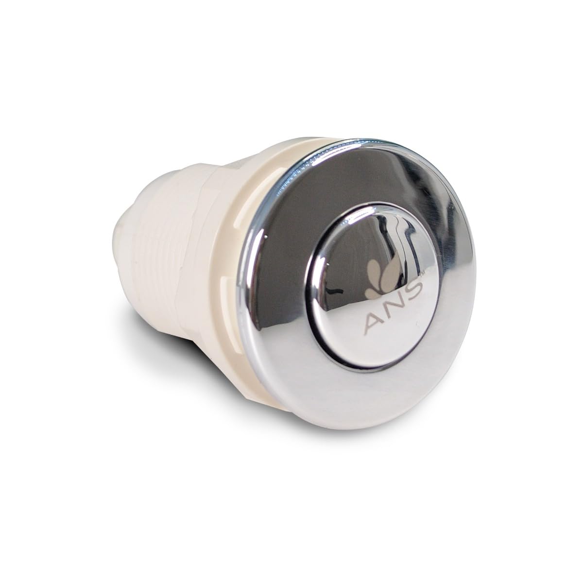 Pedicure Spa Air Push Button, White and Chrome