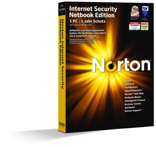 Symantec Norton Internet Security 2010 Netbook Edition - Seguridad y antivirus (1 usuario(s), DEU, Win, 300 MB, 256 MB, 300 MHz)
