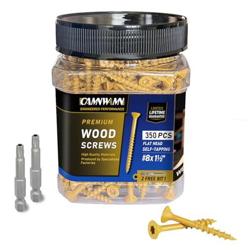 CAMNWAMN Deck Screws #8 x 1-1/2'