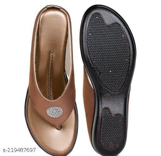 Image of KM Footwear Women's and Girls Fashion Flats and Stylish Sandals Cushioned Flats Wedges
