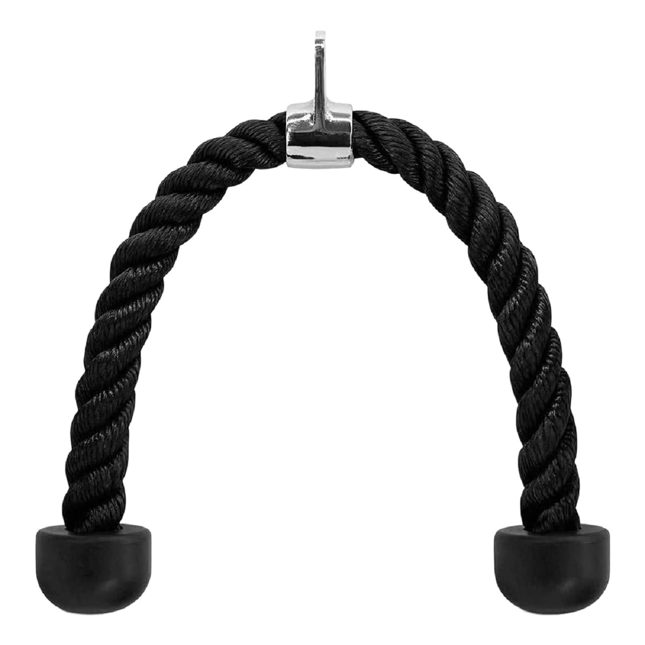 B Fit Nylon Braided Triceps Rope 27-Inch Pull Down Rope, Smith Machine Accessories, Tricep Rope Cable Attachment for LAT Pulldown and Any Pulley SystemNylon Braided Tricep Rope-image-42