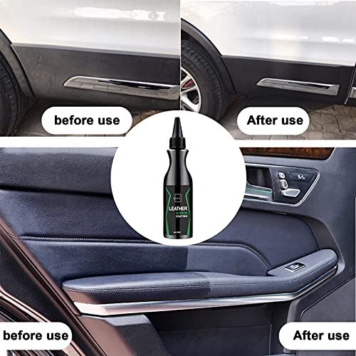 Lederverzorgingsset, Opgeknapte Rubberen Auto-interieurwas, Leercoatingcrème Met Spons, Leerreiniger Voor Banken… - Image 5