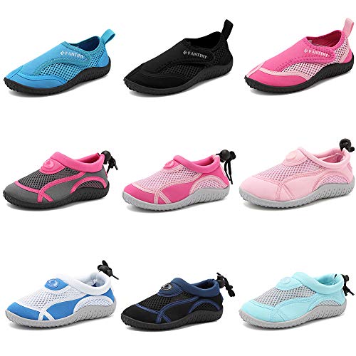 CIOR Toddler Kid Water Shoes Aqua Shoe Swimming Pool Beach Sports Athletic Shoes for Girls and Boys U120STHSX-Classic.lightpink-232