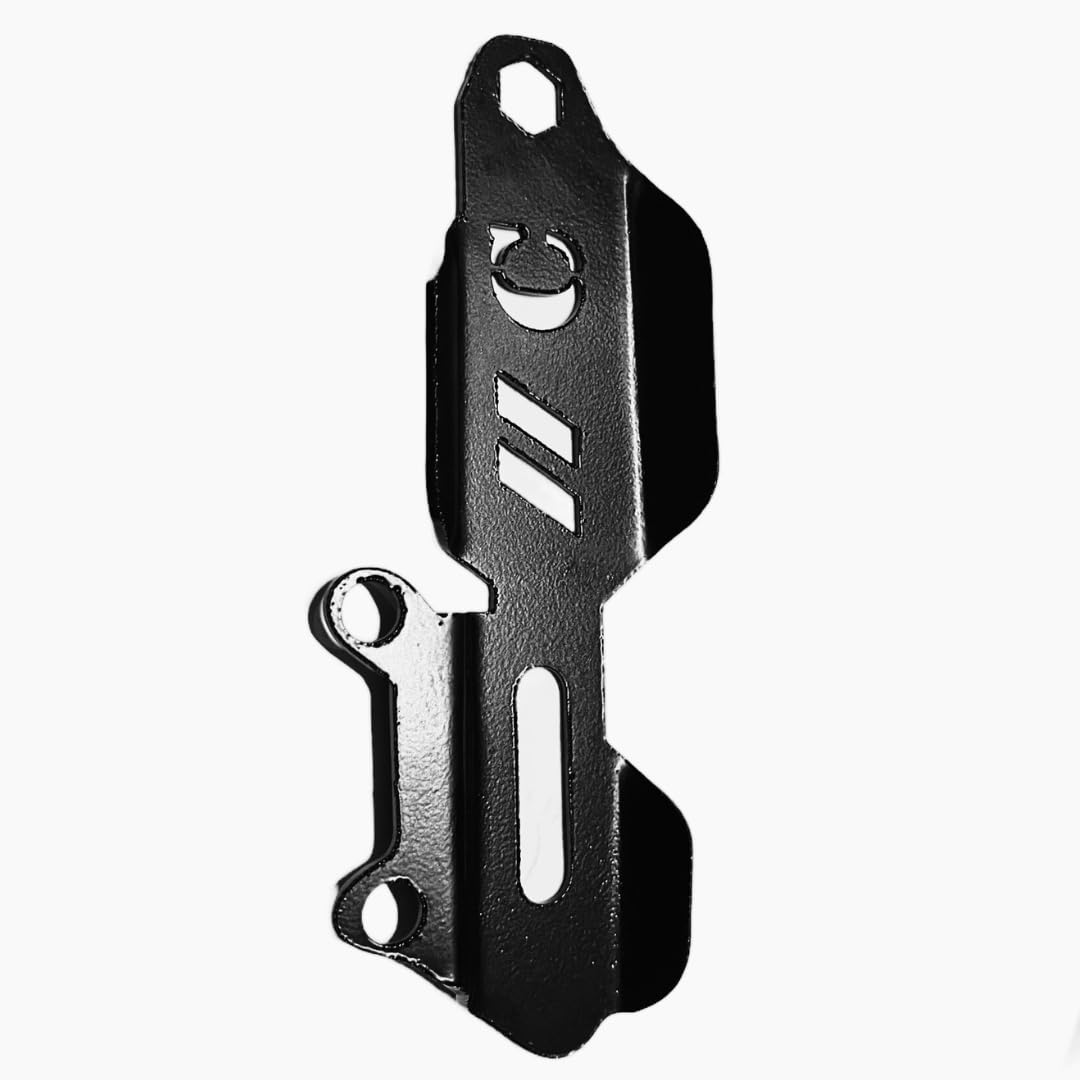 Royal Piston Heavy Duty Chrome RE Himalayan 450 Accessories Strong & Durable- Compatible With RE Himalayan 450cc Master Cylinder Guard (Celestial Black)