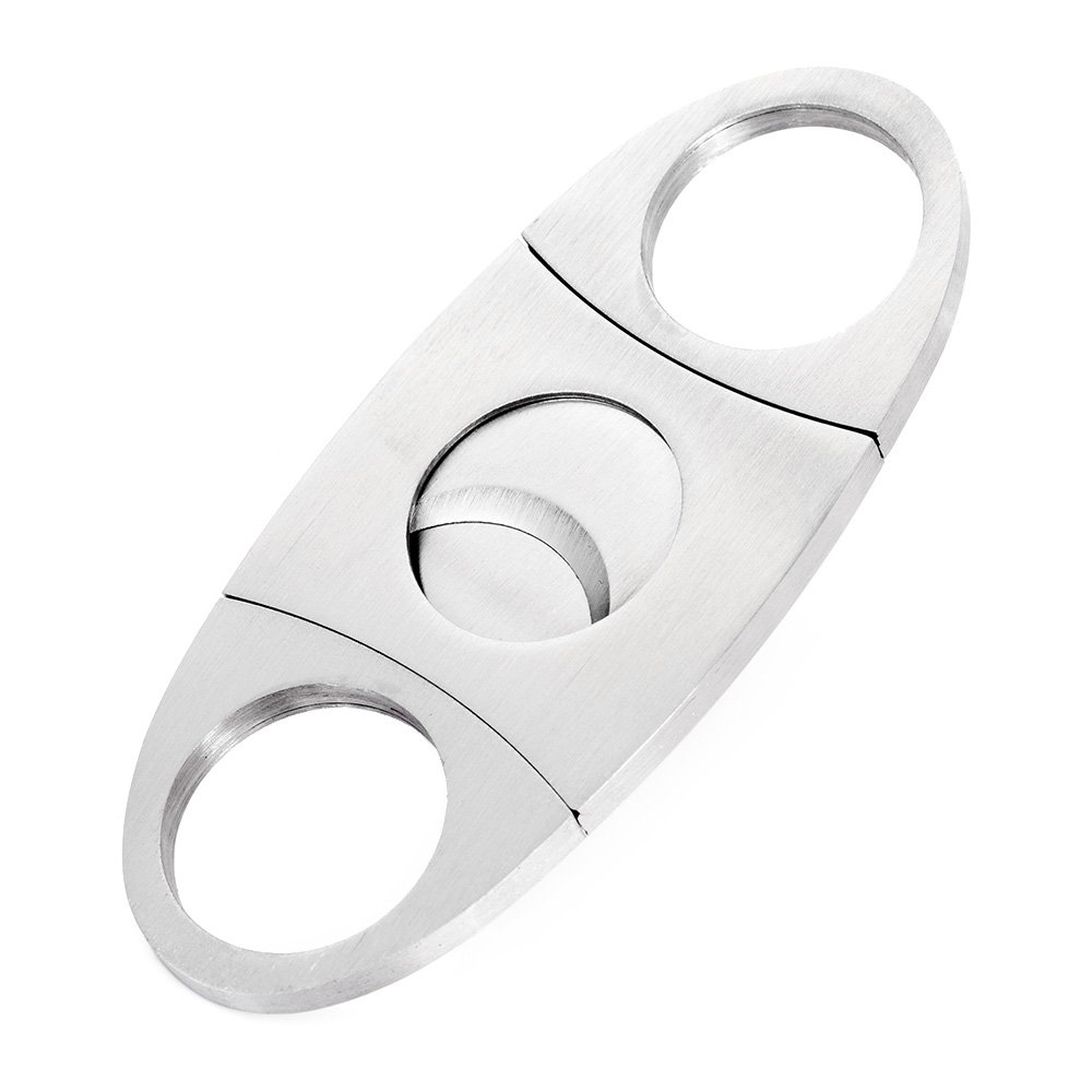 CIGAR CUTTER Classic Double Blade Stainless Steel Guillotine Scissors
