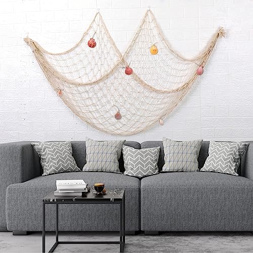 DAWRIS Rete da Pesca Cucita a Mano Decorazione per...