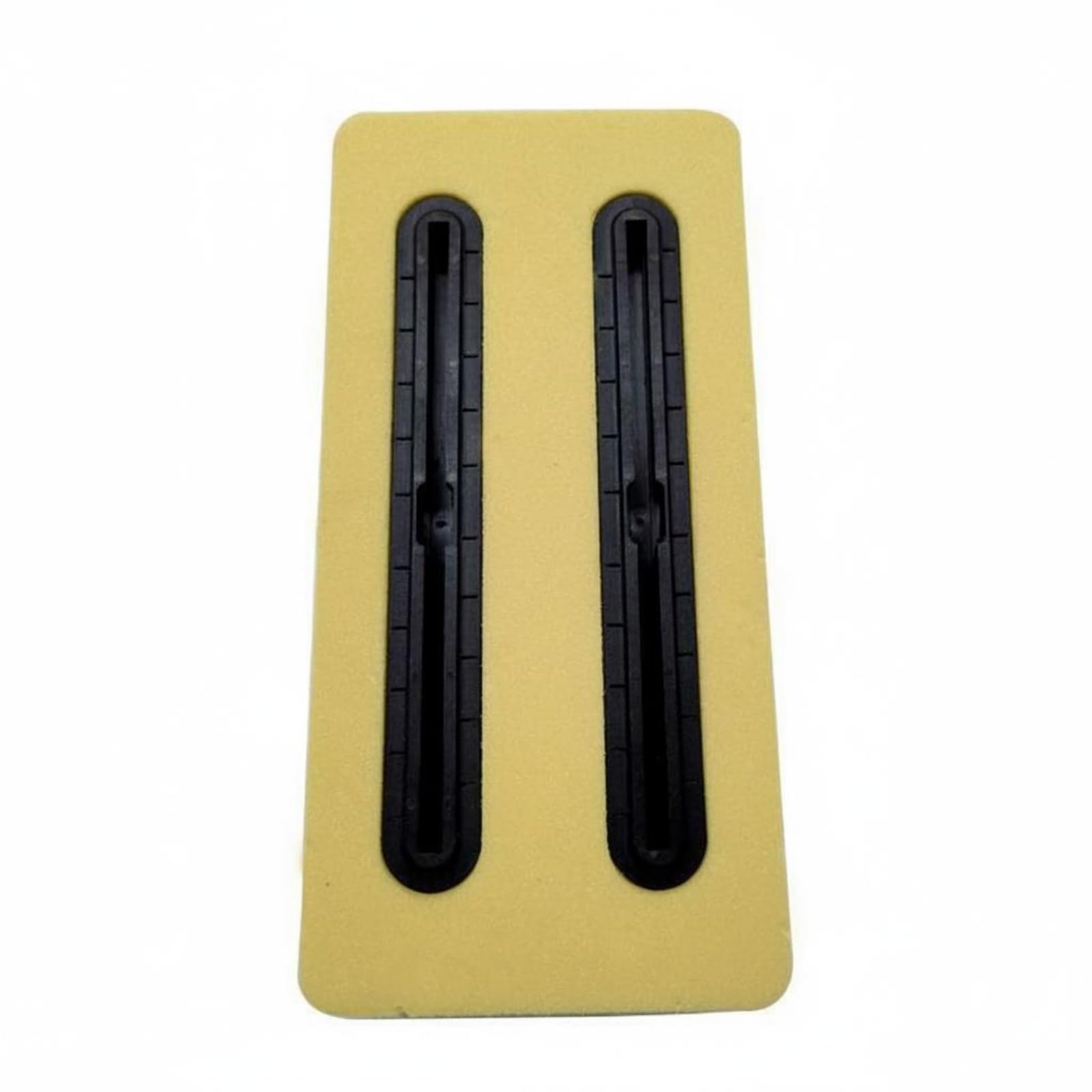 Aileron de Planche de Surf Support de Boîtier de Dérive Plate Arrondis Double en Plaque PVC pour Installation Simple sur, 39 19 3.5CM avec Boîte De Gouvernail Noire