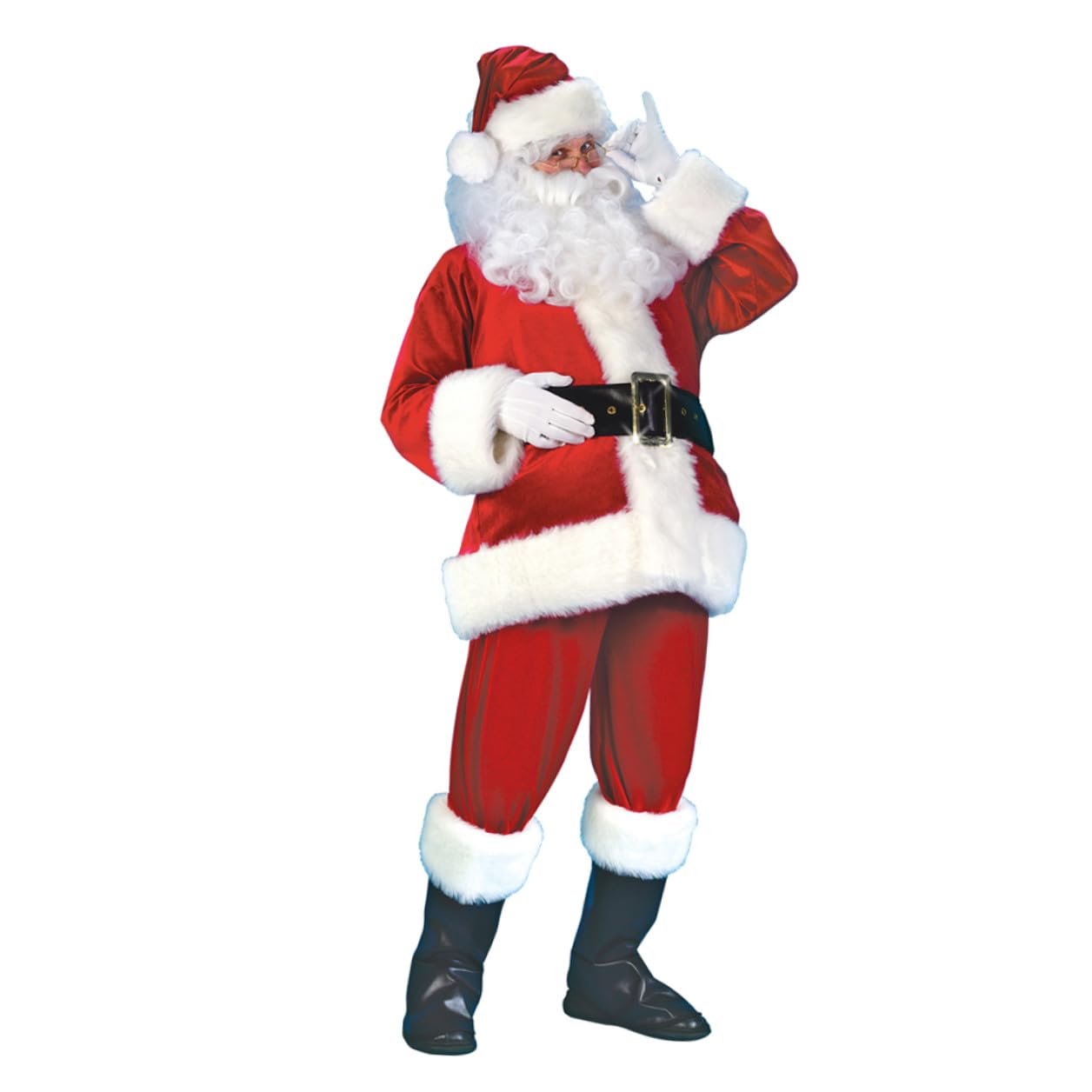 Ipetboom ubrania świąteczne Santa Claus Cosplay kostium Świętego Mikołaja