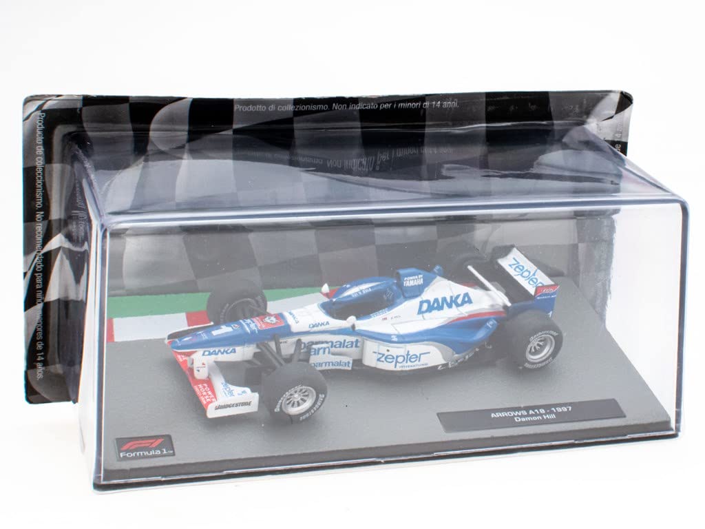 OPO 10 - Model car Formula 1 1/43 compatible with ARROWS A18 1997 Damon Hill - FD168, White, Medium - Image 2