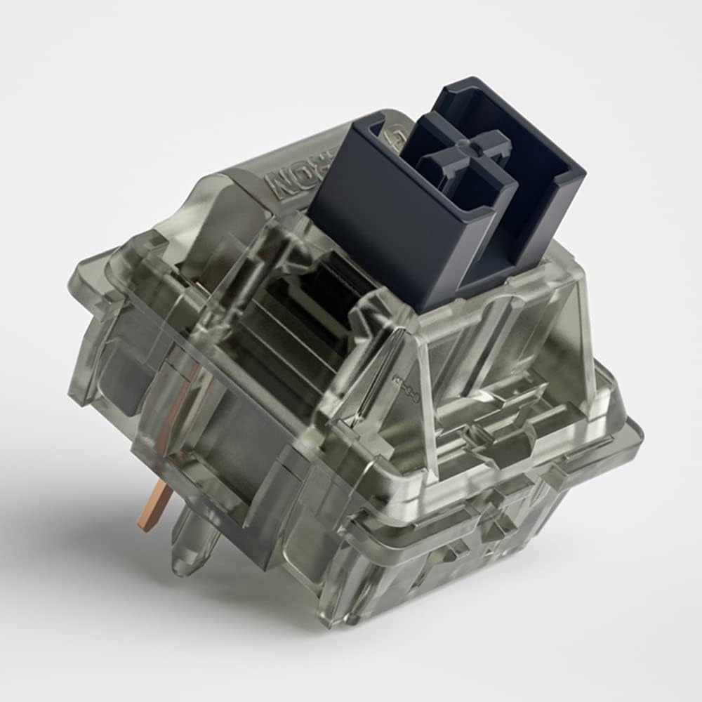 Gateron Ink v2 Black Pre lubed 5pin Linear Switches 60g Force DIY Mechanical Keyboard Switch(36PCS, Black Ink v2)