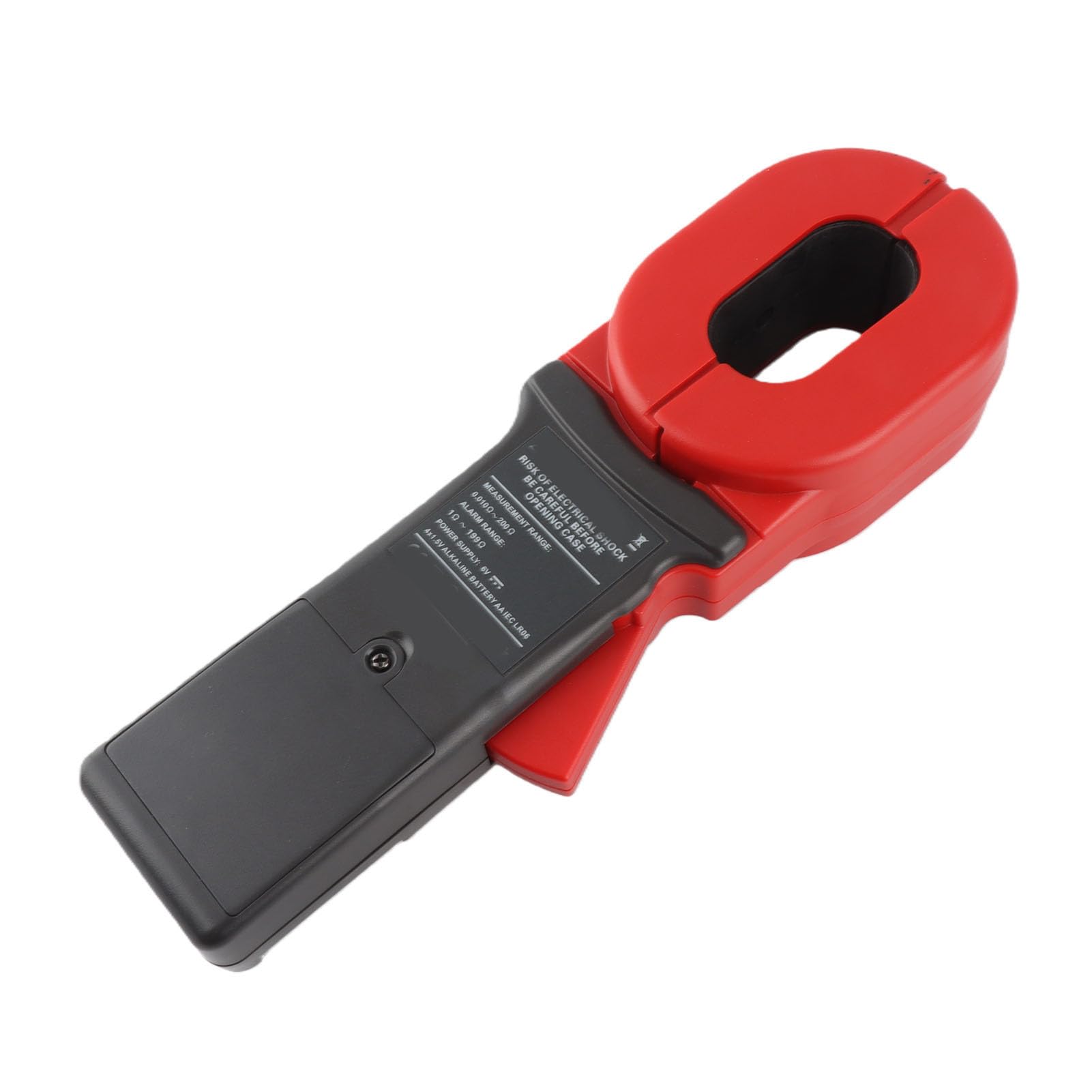 Fabater ETCR2000A+ Cyfrowy Cęgowy Tester Rezystancji Uziemienia, 0,01–200 Ω Miernik Uziemienia z Wyświetlaczem LCD, 500 Zestawów Przechowywania Danych, Automatyczny Zakres, 50/60 Hz, dla Pól