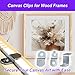 YAFIYGI 30 Set Canvas Clips Variety Offset Framing Clips for Picture and Painting Frames Includes Variety Pack 10 Pieces of 3 Sizes : 1/8” 1/4” 1/2” Framing Tools for Secure Canvas and Frame Alignment