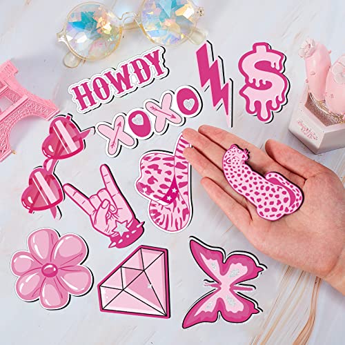 Set de 12 imanes decorativos ovalados rosas miniatura 4