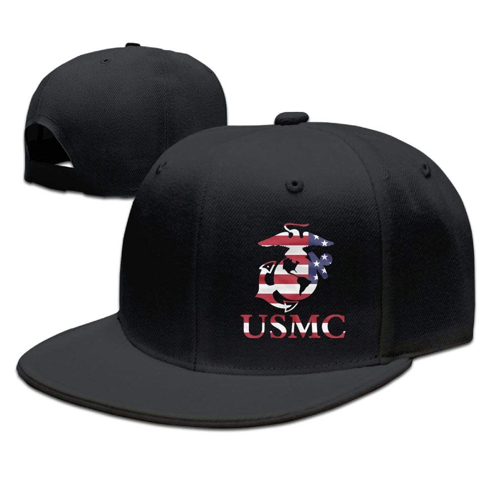 JDK ERZI States Marine Corps USMC Logo Truck Hat Adjustable Baseball Caps Dad Hat Flat Cap