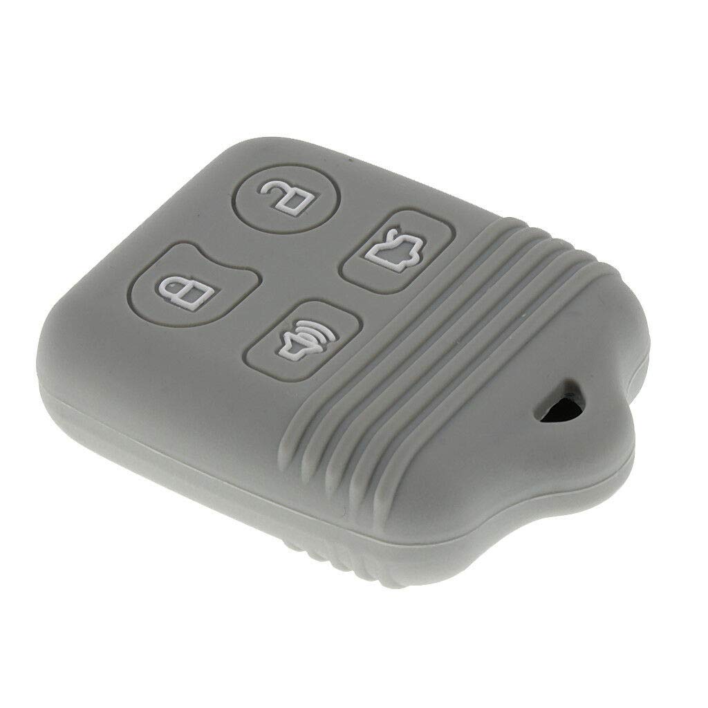 Generic 2PCS Silicone Keyless Remote Key Case Cover for Ecosport Kuga Fiesta