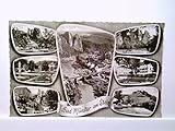  AK Bad Münster am Stein, Mehrbildkarte, 7 Abb. Badehaus, Kurpark Cafe, Gradierweg, Rheingrafenstein, LVA Sanatorium, Ebernburg, Echt Foto, Gelaufen.