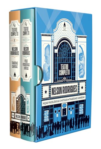 Teatro completo Nelson Rodrigues - Box: Obra em dois volumes - Exclusivo Amazon: Vol. 1 - Tragédias Cariocas e Vol. 2 - Tragédias