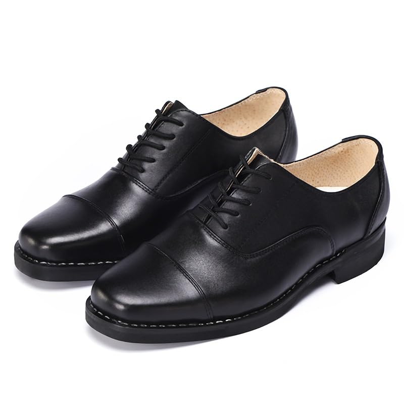 Men's Formal Oxfords Classic Lace-up Comfortable Pointed Toe Derbys Dress Shoes Wedding Office Business Leather Shoes3