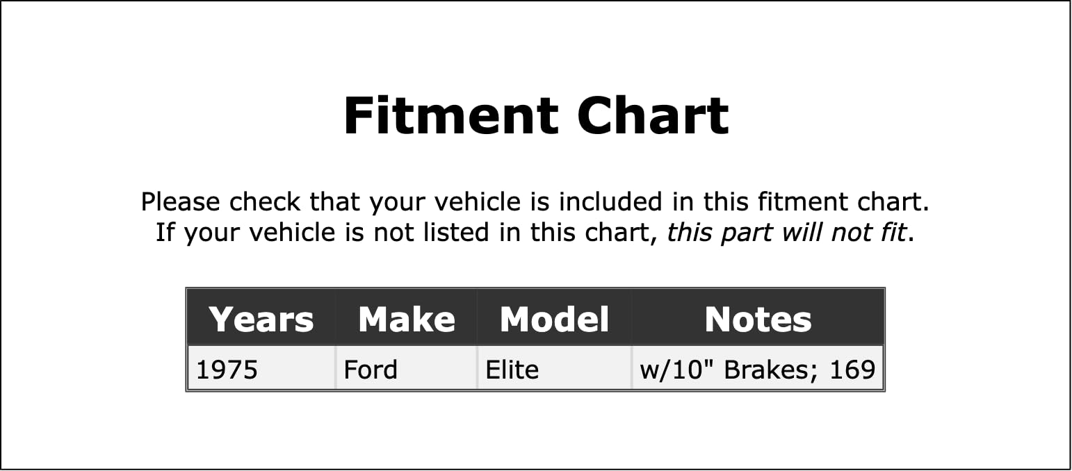 Amazon.com: PartCatalog Rear Left/Driver Side Drum Brake Self 