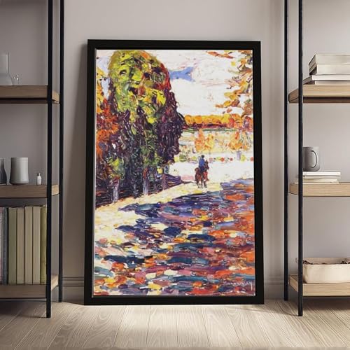 Poster Parc de Saint Nuage Kandinsky impression toile 61x91cm - 4