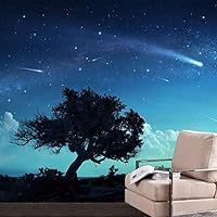 Wall Mural The Beautiful Space World Removable Self-Adhesive Wallpaper Wall Decoration for Bedroom Living Room - 66x96 inches
