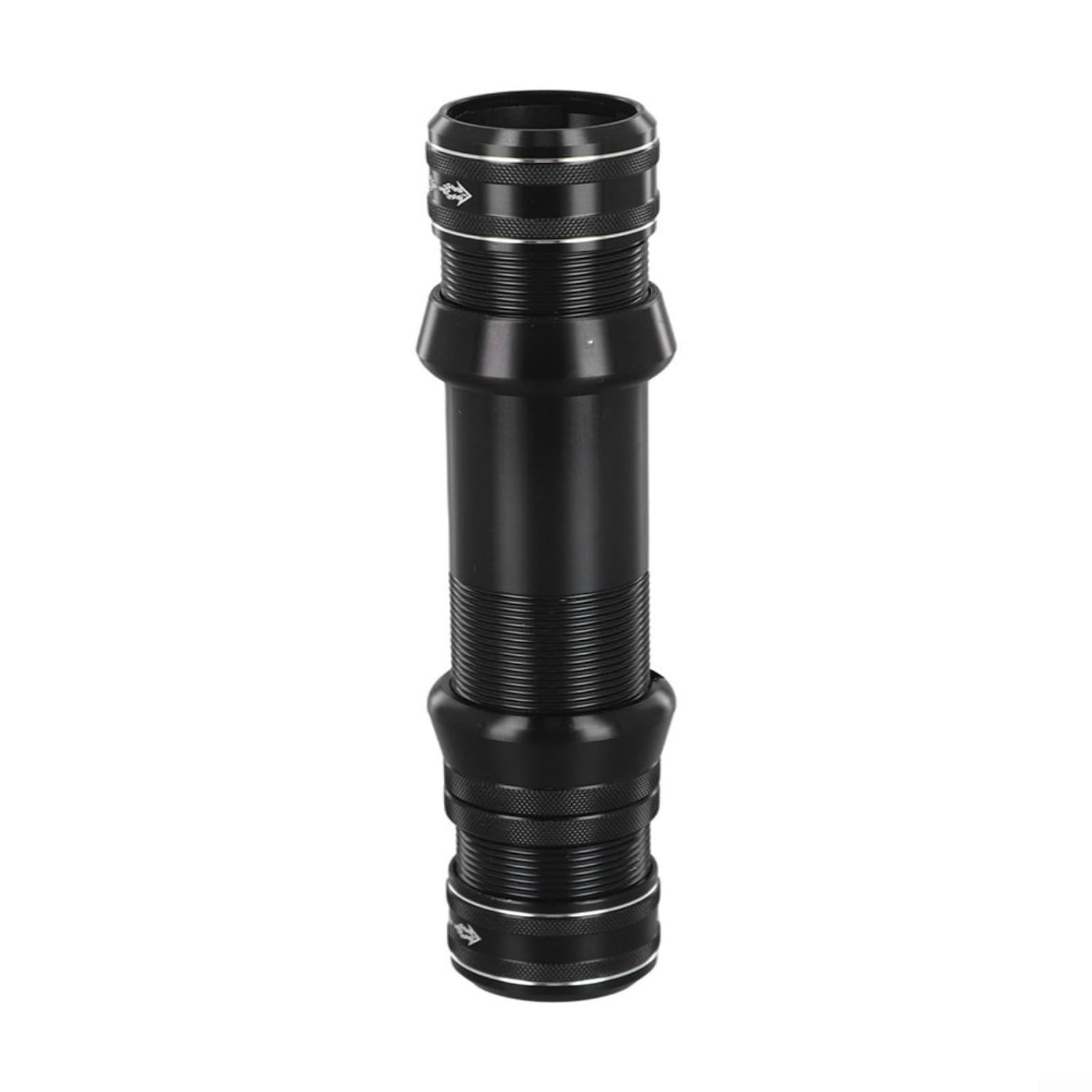 Moulinet de pêche en métal pour construction de canne à pêche à la mouche, diamètre intérieur de 16 à 28 mm, clip de fixation pour roue de pêche à la mouche, accessoire de réparation noir (26
