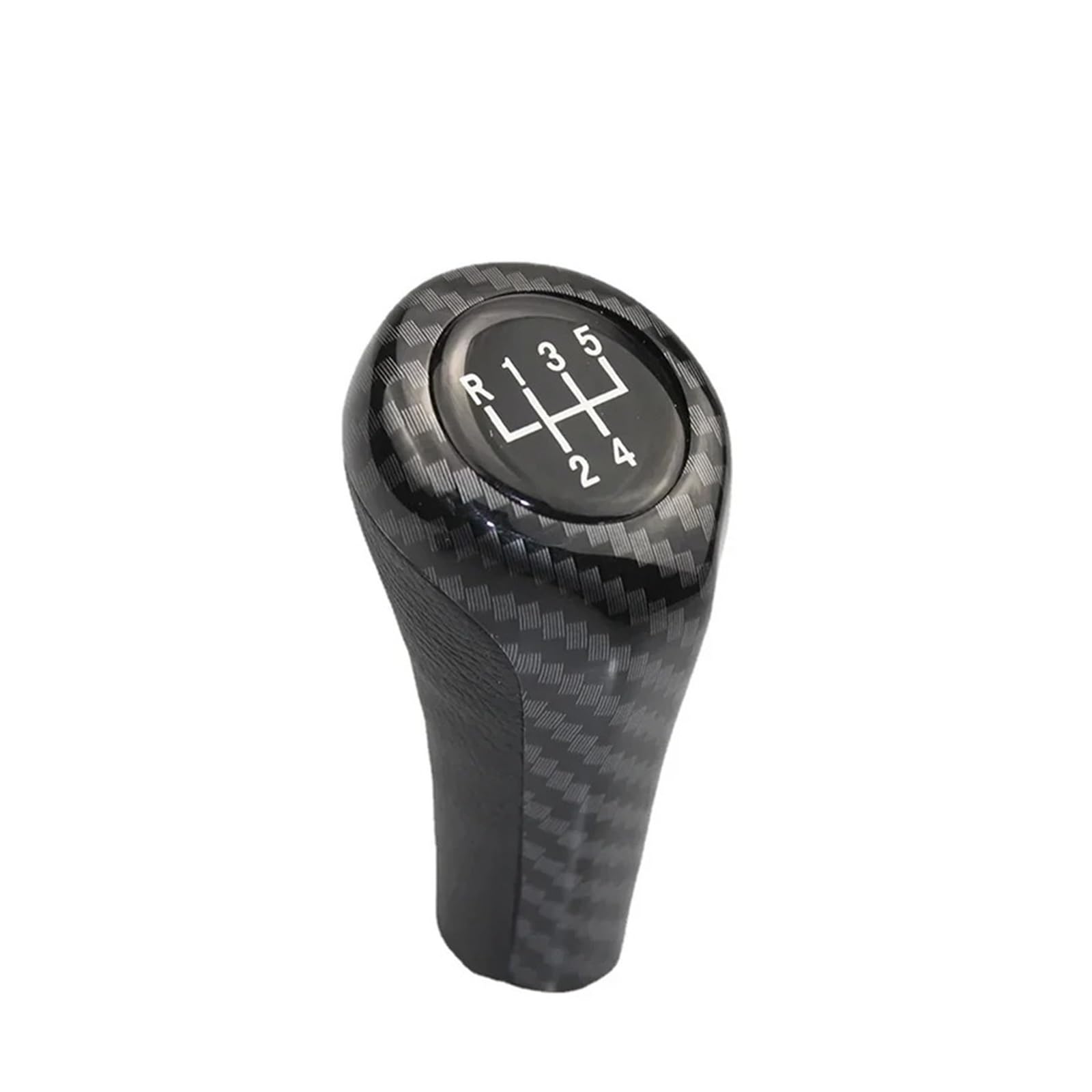 Pybycegnzk Carbon-5 Speed B Car Interior Accessories For Bmw 5 Series E60 E61 Gear Shift Knob 6 Speed(Carbon-5 Speed B)