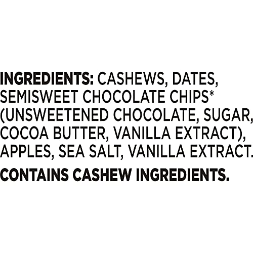 Larabar Chocolate Chip Cookie Dough, Gluten Free Vegan Fruit Nut Bars, 6 Ct #TOP2