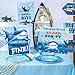WERNNSAI 10 Pcs Shark Birthday Party Decorations Signs - Shark Zone Decorations for Boys Kids Birthday Party Ocean Theme Funny Wall Decor Party Supplies