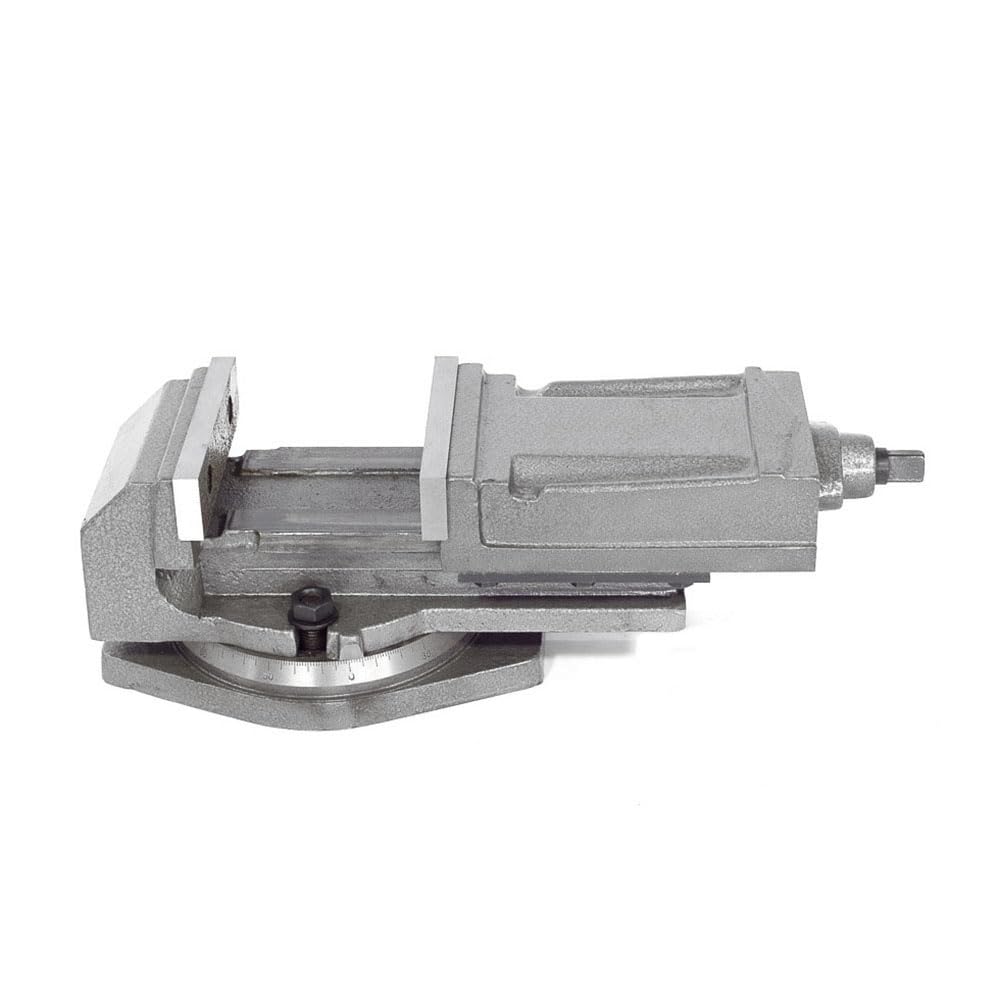 Banco a máquina mordaza 100 mm apertura 80 mm con base giratoria X Broca Fresadora