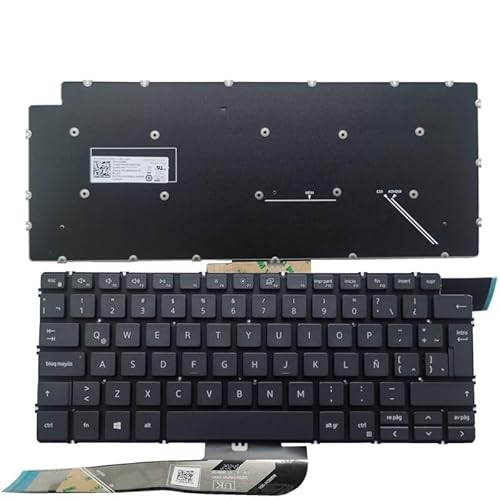 Inspiron 14 5490 5494 P42E P83F 5493 5498 7490 7491 ロシア語/米国/ラテン語/スペイン語/ブラジル語ノートパソコンキーボード(Black LA No backlit)