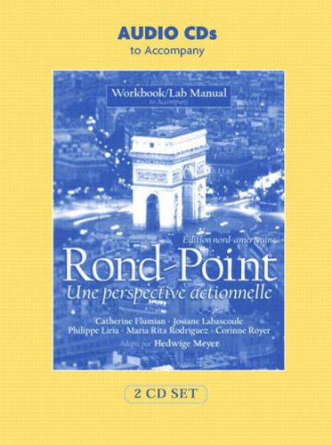 Audio CDs for Workbook/Lab Manual for Rond-Point