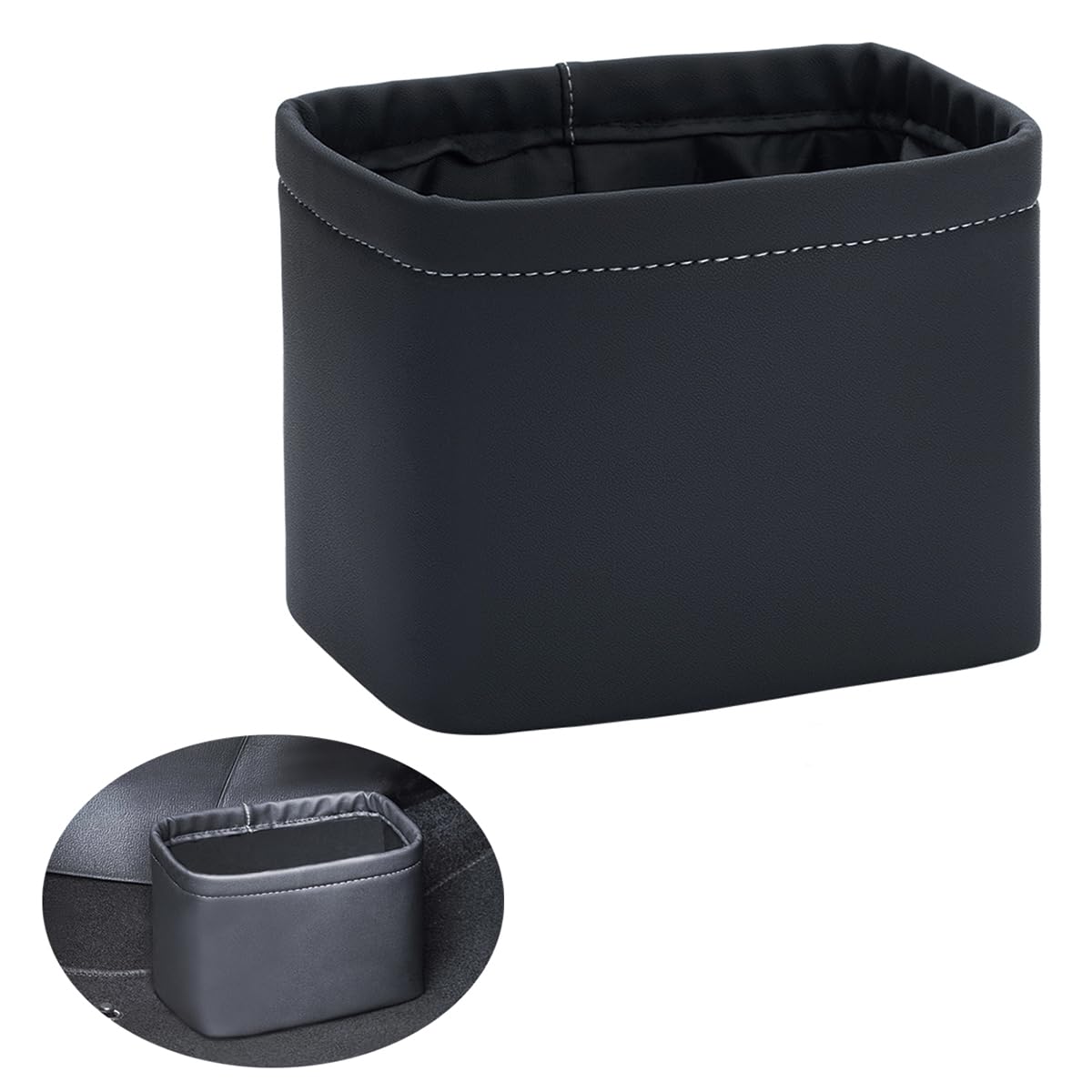 ZZTAE Car Trash Can for Peugeot RCZ/RCZ R/iON, Selected Materials Car Trash Can Multipurpose Car Organizer,L